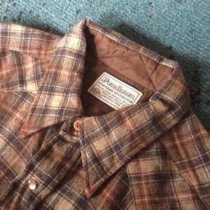 Vintage Pendleton flannel dress shirt